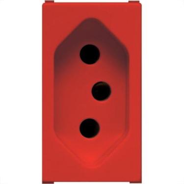 Imagem de Kit C/3 - Modulo Soprano Ilus (Tomada 20A Vermelho) 5Ub99008 - SIEMENS