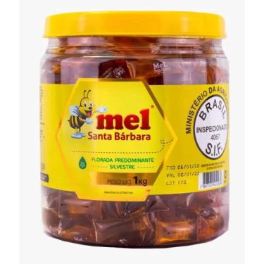 Imagem de Mel silvestre sachê pote 1KG santa bárbara