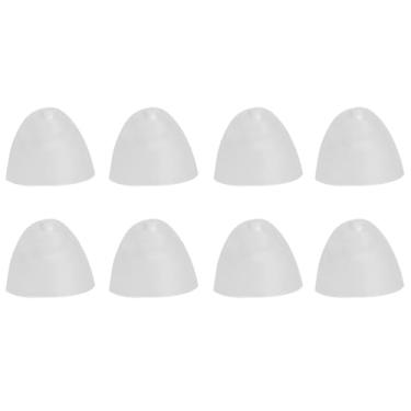 Imagem de Cúpulas auriculares/pontas de ouvido/protetores auriculares para aparelhos auditivos ITC IC, compatíveis com aparelhos auditivos WLCMRD 8 peças (P)