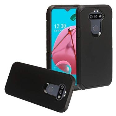 Imagem de CELZEN - Para LG Aristo 5, K31 Rebel, Tribute Monarch, Fortune 3, Phoenix 5, Risio 4, K31, K8X - Capa de telefone emborrachada - AH2 preta