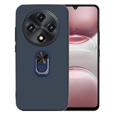 Imagem de Ranyi Capa para celular UMIDIGI G100/UMIDIGI G100A, capa ultrafina de TPU com suporte giratório 360 com suporte de anel giratório 360, capa de borracha de silicone flexível para UMIDIGI G100 5G (2025