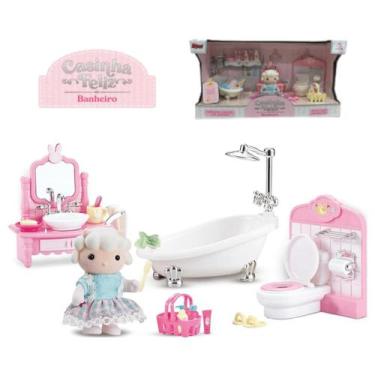 Imagem de Casinha Feliz Conjunto Banheiro e Acessórios Zoop Toys 1059