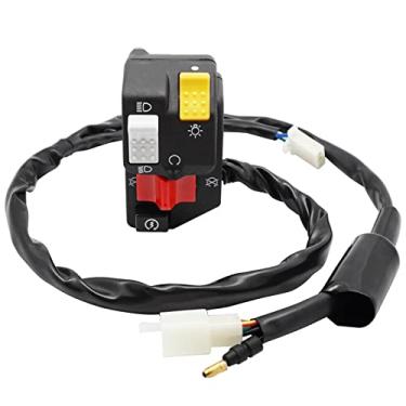 Imagem de M MATI Botão de farol Start Kill Stop para Honda TRX125 1987 1988 35200-HC3-003 35200-HC3-013