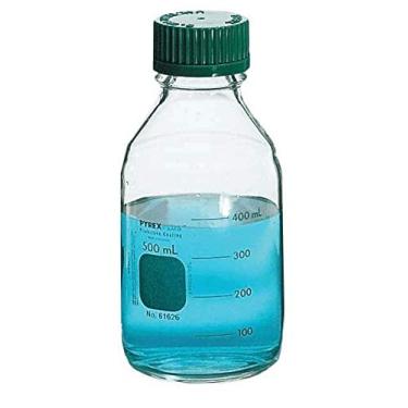 Imagem de Pyrex Garrafa de armazenamento de mídia revestida com segurança 61626-250 Plus Brand 61626, 250 ml, pacote com 4