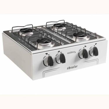 Imagem de Fogão 4 Bocas Braslar Asiático Bf A Gas - Branco