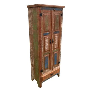 Imagem de Armário Rustico Colorido 180 X 80 Madeira Demolição Sudeste Rústico