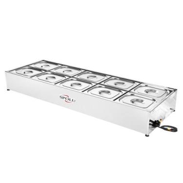 Imagem de Buffet Térmico de Bancada Spolu 10 Cubas 127V SPL-513BC