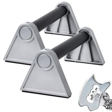 Imagem de YCHLCHL Barras De Flexão Liga Alumínio Para Treinamento Força E Calistenia, Alças Paralelas Antiderrapantes, Equipamento Calistenia Leve Durável.