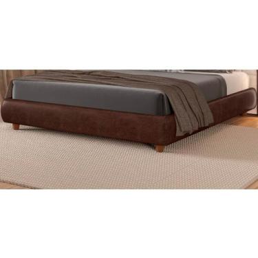 Imagem de Cama Japonesa Seo Casal material sintético Marrom - Sallar Home