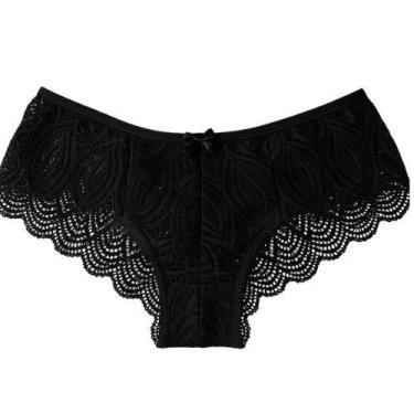 Imagem de Calcinhas Em Renda Antialérgica Plus Size - SollBella Store, Preto, 54