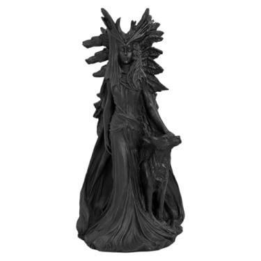 Imagem de Hecate Deusa Magia Ilusão Névoa Trevas Sombras Noite Resina (Preta)