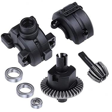 Imagem de XHSESA Front Differential Gearbox Assembly Replacement Gear Box DIY Kit for 1/10 HSP 94123/94106 / 94107 RC Car Modification Parts