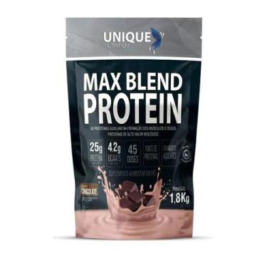 Imagem de Max Blend Protein 1800g Sabor Chocolate Unique Nutrition