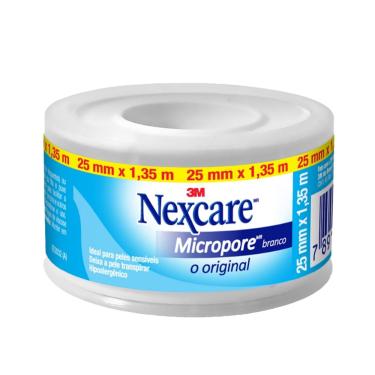 Imagem de Esparadrapo Nexcare Branco O Original 25mm X 1,35m