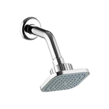 Imagem de Ducha para aquecedor solar e gás Lorenzetti flatt quadrada, -, -