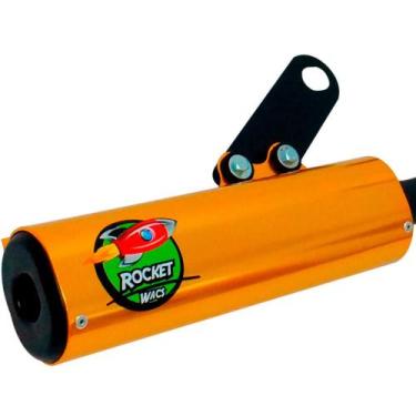 Imagem de Escapamento Ponteira Wacs Rocket Honda XR 200, Dourado