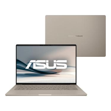 Imagem de Notebook ASUS Zenbook A14 OLED UX3407QA SNAPDRAGON X1 26 100 32Gb Ram 1TB SSD Windows 11 Home Tela 14" FHD Bege - QD391W