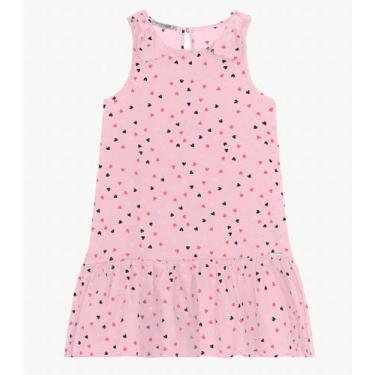 Imagem de Vestido Infantil Com Laço Trick Nick Rosa, 6, Rosa