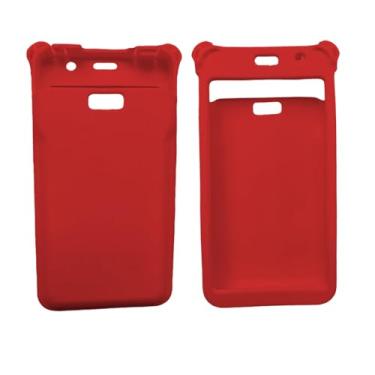 Imagem de AudioPartner Capa protetora de silicone macio antiqueda durável para terminal Pax A77 POS portátil (vermelho)