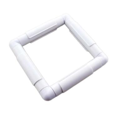 Imagem de Sclmgo Bastidor de Bordado Quadrado, Bastidor de Ponto Cruz, Bastidor de Exibição, Bastidor de Fixação, Bastidor de Encaixe para Ponto Cruz Adulto Faça Você, 27,9 cm x 27,9 cm