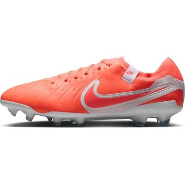 Imagem de Nike Chuteira de futebol Tiempo Legend 10 Pro de cano baixo firme (DV4333-800, lava quente/branco), Lava quente/branco, 42
