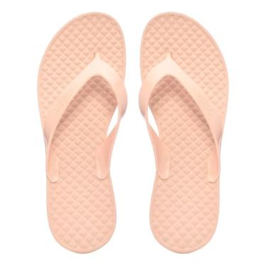 Imagem de Chinelo Ortopédico Feminino Leve e Macio com Solado Antiderrapante, Design Anatômico e Alívio para Esporão (Bege, BR, Adulto, Numérico, 39)