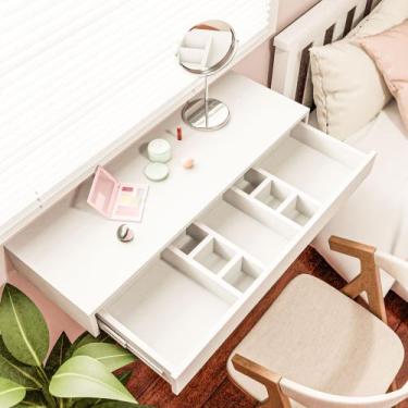 Imagem de Gaveta Penteadeira Suspensa Mdf com divisória Prático Moderno Escritór