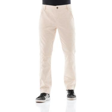 Imagem de Calça Linho Masculina Arauto Chino - Arauto Jeans, Bege, 38