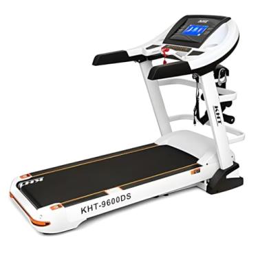 Imagem de Esteira Elétrica Dobrável 2.5HP com Inclinação Automática, Tela Touch de 10", Suporta até 150kg, Corrida Profissional até 18,8km/h