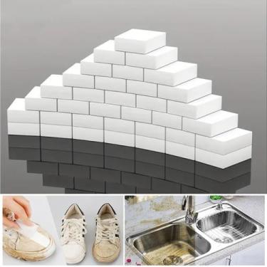 Imagem de Esponja de limpeza POEOSOI Magic Sponge Eraser, pacote com 100