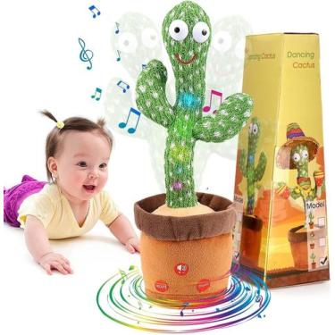 Imagem de Brinquedo para bebês Talking Dancing Cactus de 6 a 12 meses com gravad