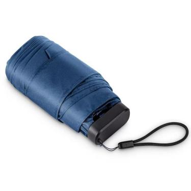 Imagem de Mini guarda-chuva LEAGERA Compact impermeável para mulheres azul escur