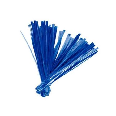 Imagem de Lacre Metal Azul 11cmx4mm C/100 Silver
