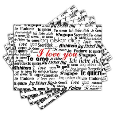 Imagem de Jogo Americano - Love You com 4 peças - 247Jo - Allodi