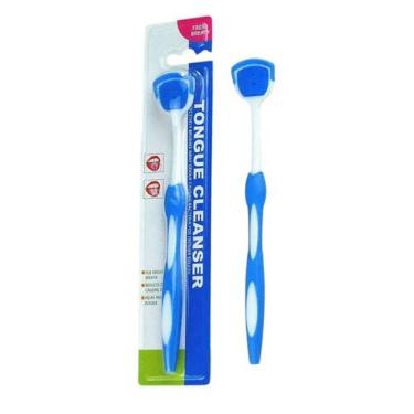 Imagem de Escova De Limpeza De Borracha Para Língua - Azul - macidanimports