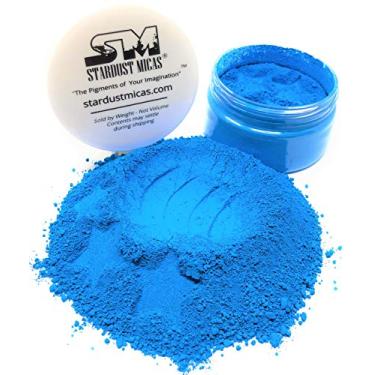 Imagem de Stardust Micas Pigmento em pó corante de grau cosmético para maquiagem, sabonete, resina epóxi, projetos de artesanato DIY, cores reais brilhantes e consistência de lote de mica estável (frasco de 36