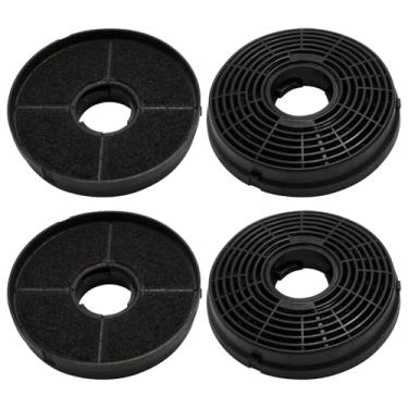 Imagem de ZUDKSUY Pacote com 4 filtros de carbono para exaustor CF-1001G, filtro de substituição robusto, substituição para exaustor SNDOAS de parede