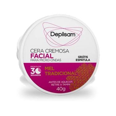 Imagem de Cera Depilatória De Microondas Depilsam Mel 40g