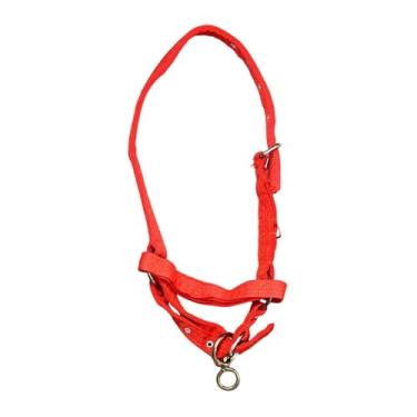 Imagem de Generic Corda de treinamento para cavalo, cabresto, equipamento de treinamento equestre, presentes, equipamento vermelho resistente e versátil para crianças, S