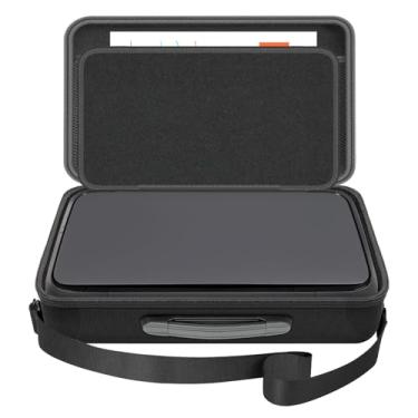 Imagem de HESPLUS Estojo rígido de viagem para impressora portátil HP OfficeJet 250 All-in-One (CZ992A), bolsa de armazenamento de impressora com proteção acolchoada e alça de ombro ajustável (apenas capa)