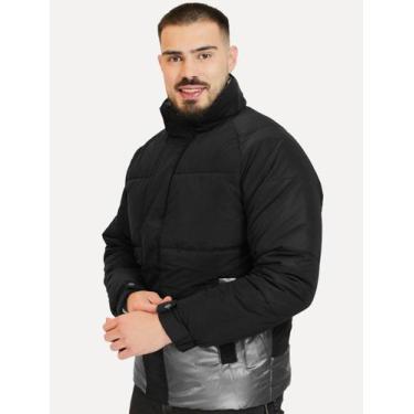 Imagem de Jaqueta Dixen Masculina Puffer Reflective Preta, M/M