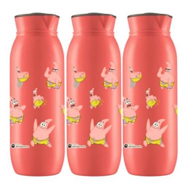 Imagem de 3 Jarra Garrafa De Água Suco Geladeira Tampa Higiênica 1,4l - Bandeira