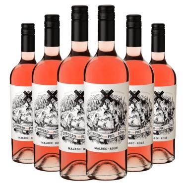 Imagem de Kit 6 Garrafas Cordero com Piel de Lobo Malbec Rosé