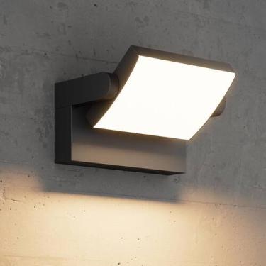 Imagem de Luz de parede externa Lundwa 40W Black LED 3000K IP65