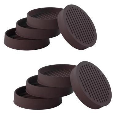 Imagem de Copos de rodízio para móveis Jayen Round Rubber de 2,5 x 2,5 polegadas