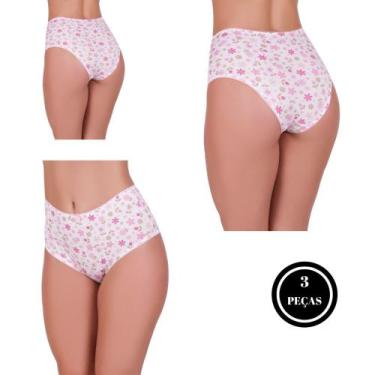 Imagem de Kit 3 Calçola de Senhora Calcinha Grande -c2 KIT 3 CALCINHA MARIA - BE