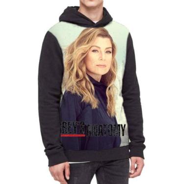 Imagem de Moletom Com Capuz Grey's Anatomy A Anatomia De Grey Ref:662 - smoke, P