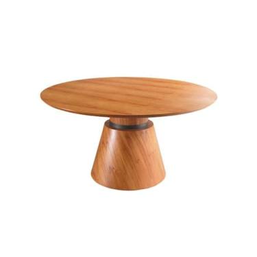 Imagem de Mesa de Jantar Redonda Laminada 1,35m - Piemonte - Requinte Salas