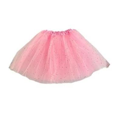 Imagem de Saia de Tule C/ GLITTER Brilho para Ballet, Fantasias e Apresentações 