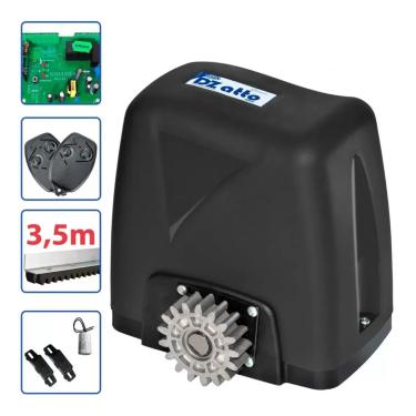 Imagem de Kit Motor P/ Portão Elétrico Dz Atto Turbo 350kg 3,5 Metros Rossi 220v
